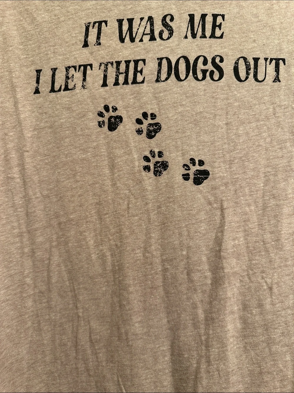 Maurices Mauve Pet Graphic Tee with Paw Print